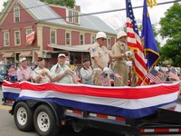Parade in Kingfield Maine.